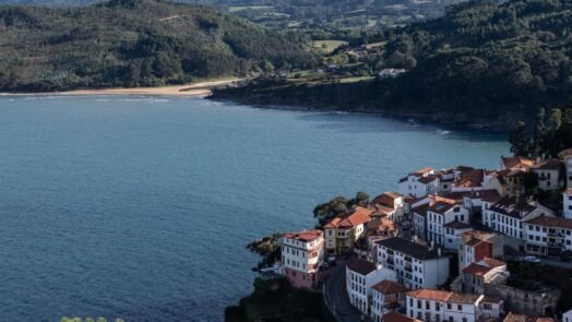 Paysage côtier aux Asturies