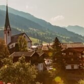Vue de l'hotel Zur Post a Alpbach